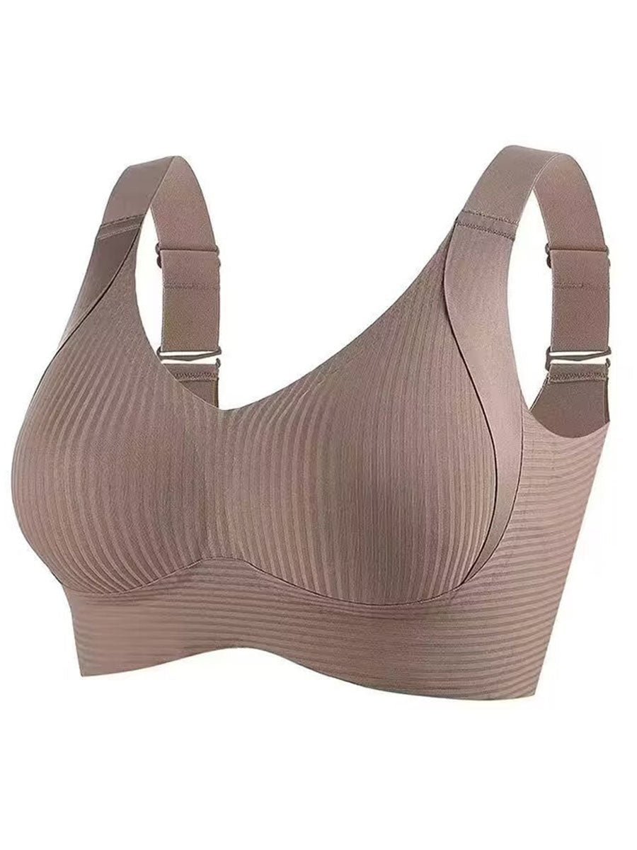 šBuy 1 Get 3 PacksšWomen's Ribbed Push Up Adjustable Wireless Bra