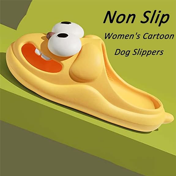 🔥Halloween Gifts🔥3D Big Eye Dog Fun Cartoon Eva Slippers