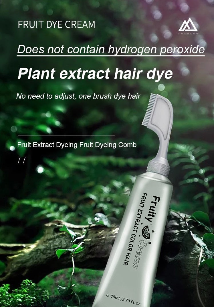 🔥2025 Hot Sale🔥Fruit Essence Hair Dyeing Comb