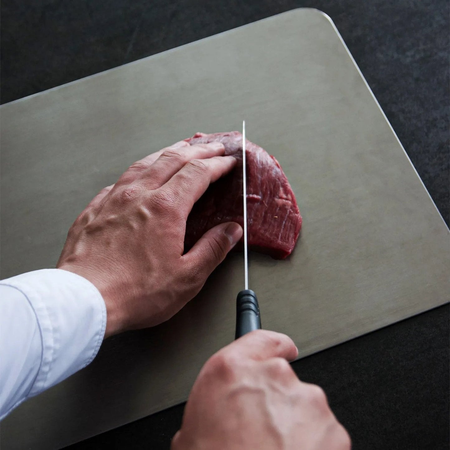 🔥2025 Kitchen Hot Sale 49% OFF🔥Antibacterial Stainless Steel Cutting Board