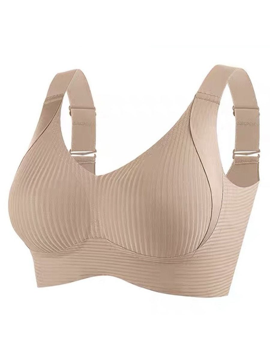 šBuy 1 Get 3 PacksšWomen's Ribbed Push Up Adjustable Wireless Bra
