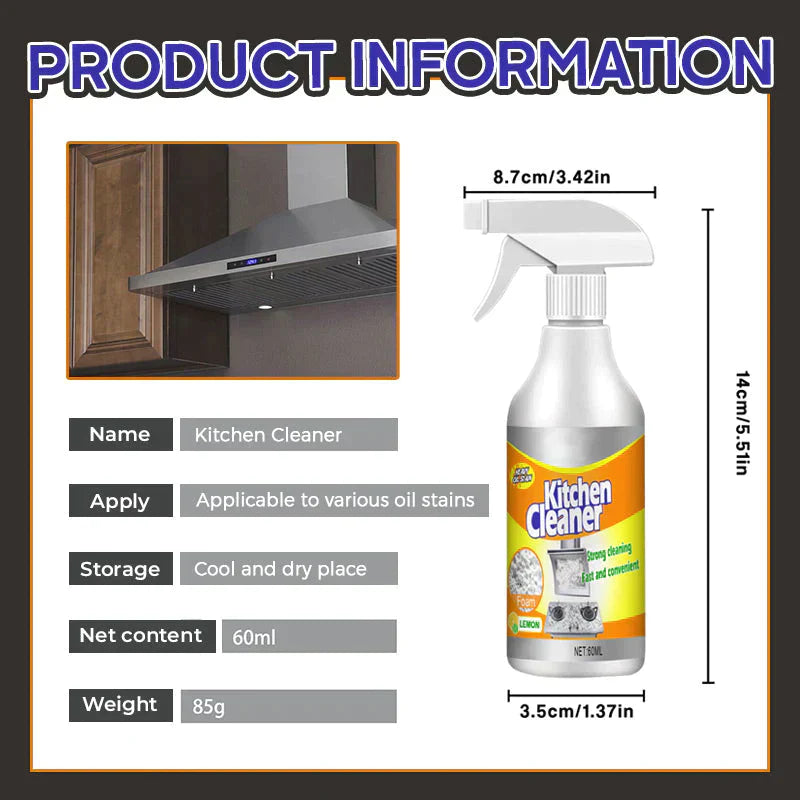 🔥NEW HOT SALE🔥 50%~65% OFF - 🏠Multifunctional Kitchen Foam Cleaner