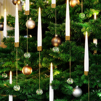 🎁Early Christmas Promotion - 49% OFF🎄Christmas Tree Led Candles with Clear Crystal Ball Hook