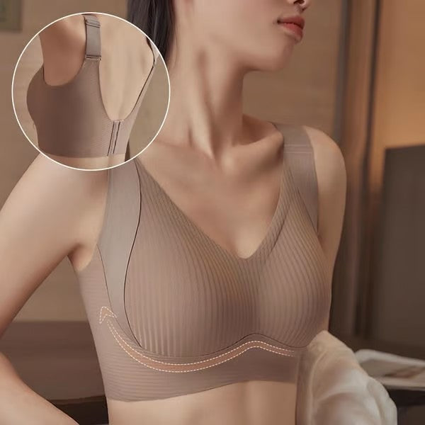 šBuy 1 Get 3 PacksšWomen's Ribbed Push Up Adjustable Wireless Bra