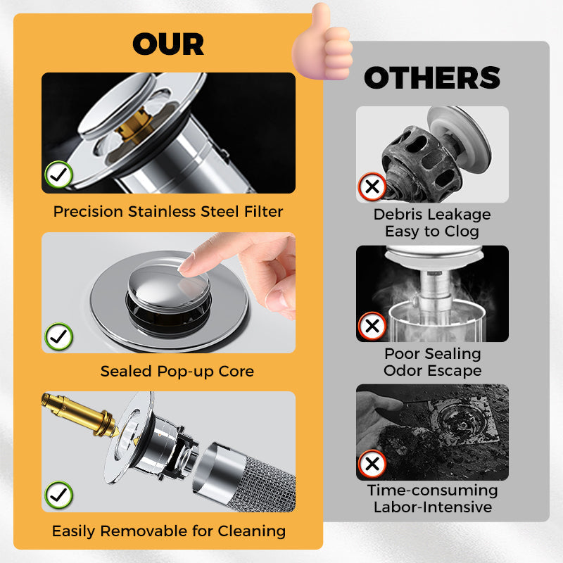 Universal Pop-up Sink Drain Filter(BUY 1 GET 1 FREE)