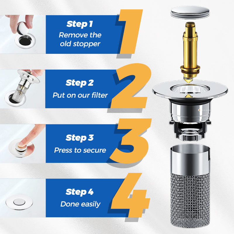 Universal Pop-up Sink Drain Filter(BUY 1 GET 1 FREE)