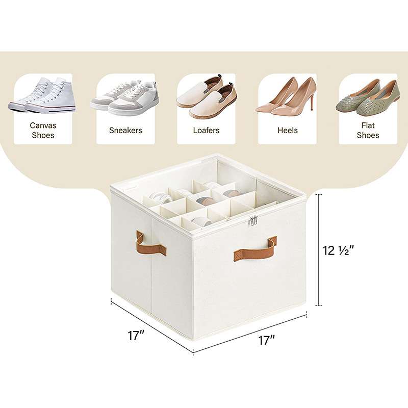 👟Transparent, foldable PVC shoe box, waterproof shoe organiser for the office