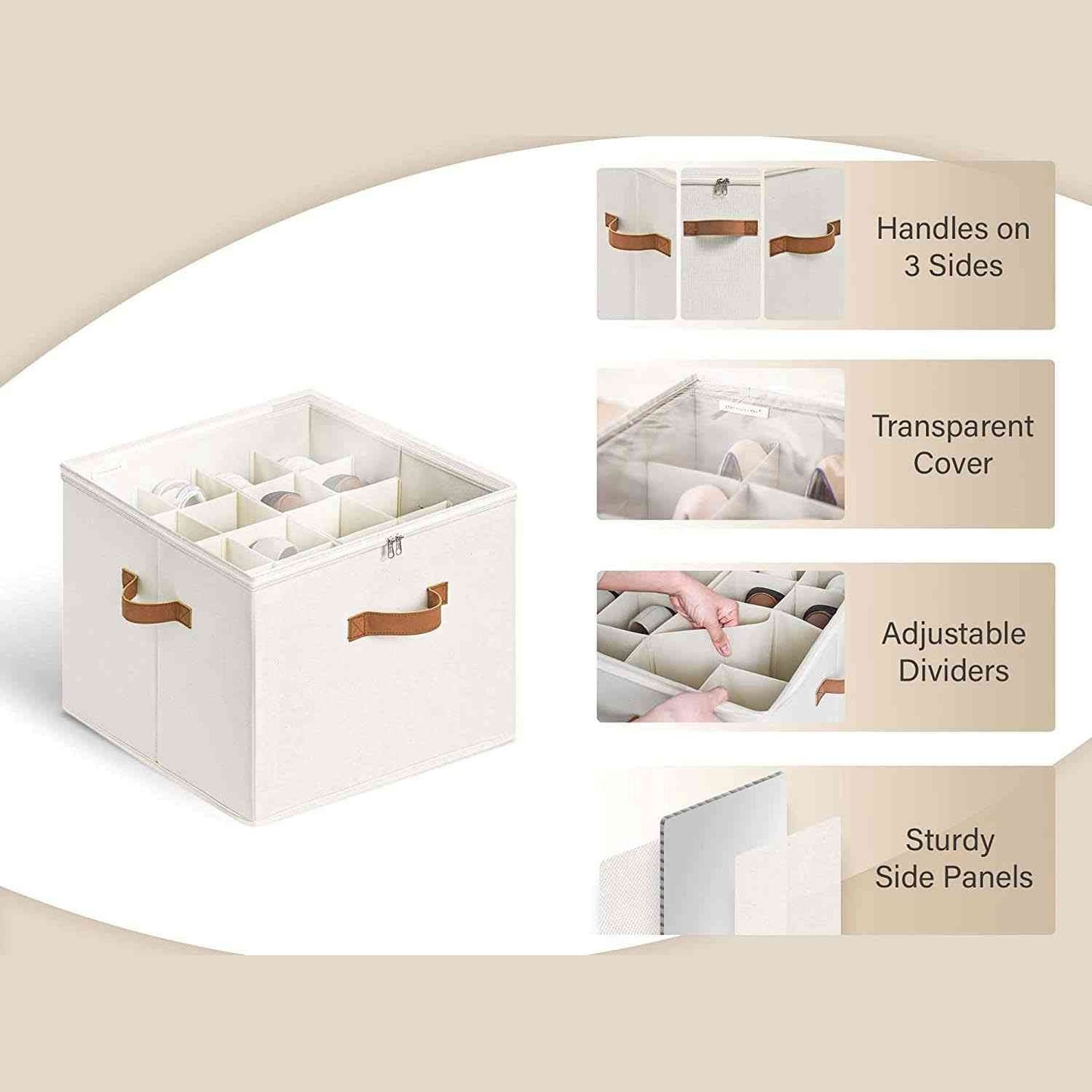 👟Transparent, foldable PVC shoe box, waterproof shoe organiser for the office