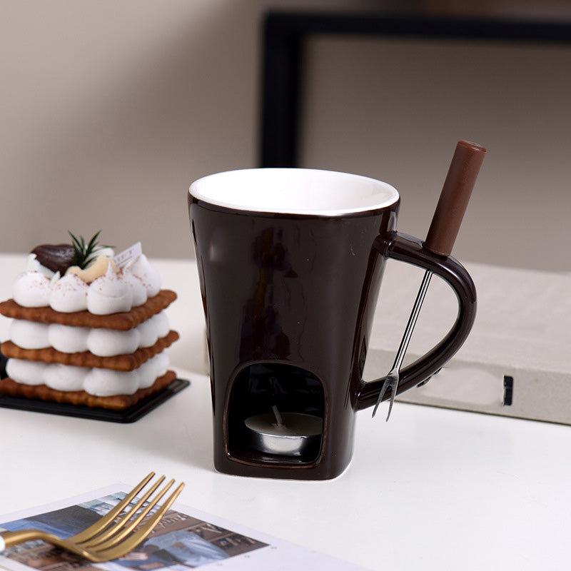 🍫Ceramic Chocolate Fondue Mug