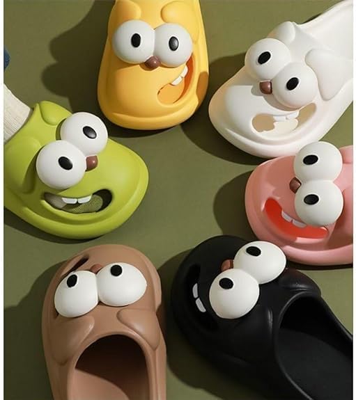 🔥Halloween Gifts🔥3D Big Eye Dog Fun Cartoon Eva Slippers