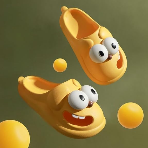 🔥Halloween Gifts🔥3D Big Eye Dog Fun Cartoon Eva Slippers