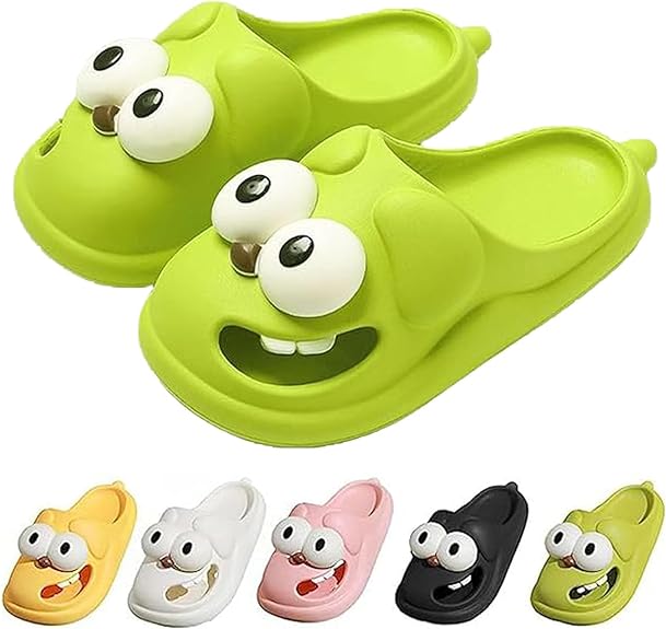 🔥Halloween Gifts🔥3D Big Eye Dog Fun Cartoon Eva Slippers