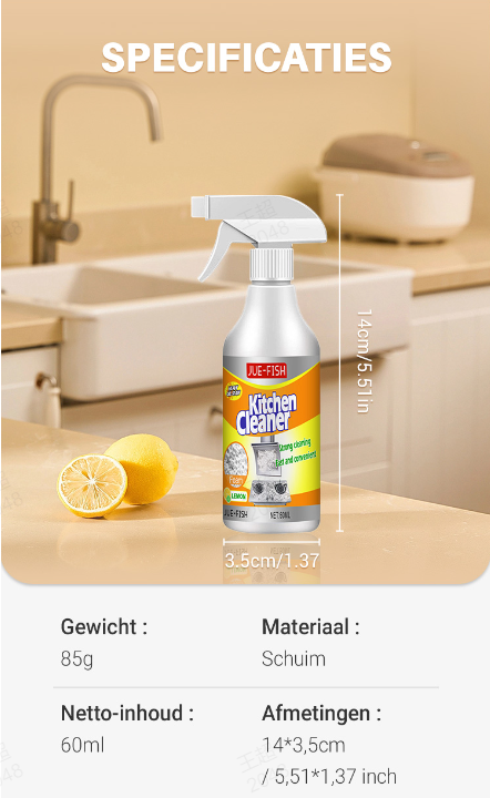 🔥NEW HOT SALE🔥 50%~65% OFF - 🏠Multifunctional Kitchen Foam Cleaner