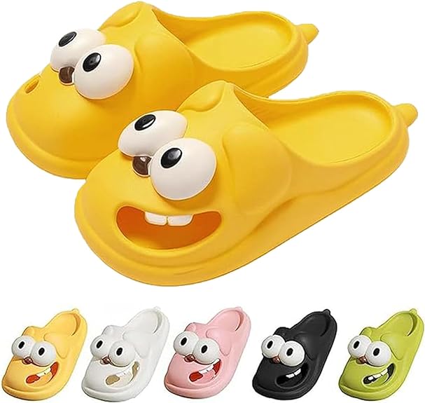 🔥Halloween Gifts🔥3D Big Eye Dog Fun Cartoon Eva Slippers
