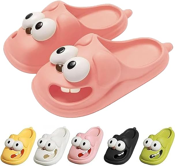 🔥Halloween Gifts🔥3D Big Eye Dog Fun Cartoon Eva Slippers