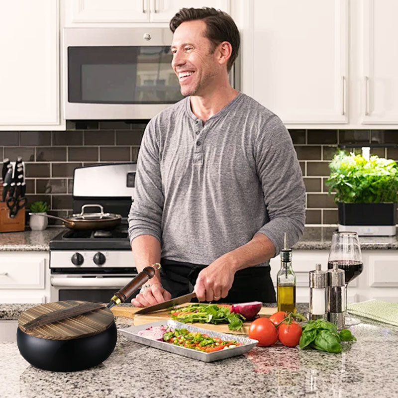 Uncoated Thick Iron Pot——Last Day Special 50% Off⌛
