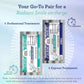 GuruNanda Teeth Whitening Strips - At Home Kit - Infused with Coconut Oil - 7 Treatments