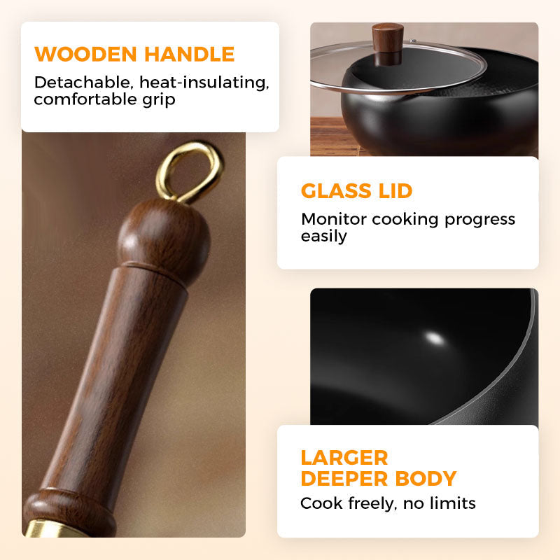 Uncoated Thick Iron Pot——Last Day Special 50% Off⌛