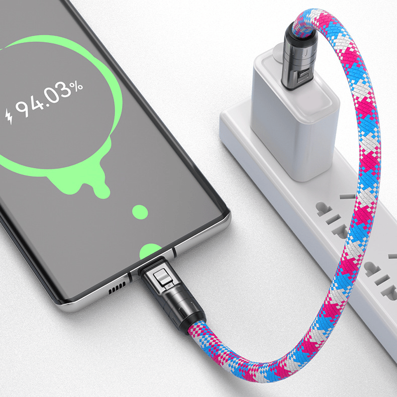⚡C to C 240W Charging Cable with Wearable Bracelet Design
