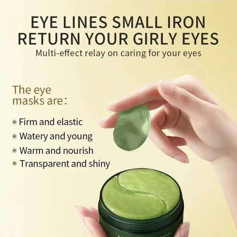 Avocado Moisturizing Collagen Eye bagMask,60pcs/set Under Eye Mask, Eye Care Product for Dark Eye Bags, Skin Care Gift Moisturizer Hydrating Comfort