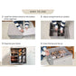 👟Transparent, foldable PVC shoe box, waterproof shoe organiser for the office