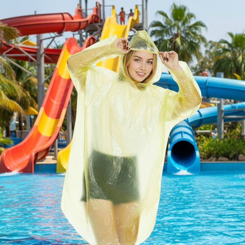 🌧️ BUY 2 GET 1 FREE! ✨ Portable Rain Poncho for Adults - Lightweight & Waterproof, Packable for Emergency or Outdoor Use 🏕️📦