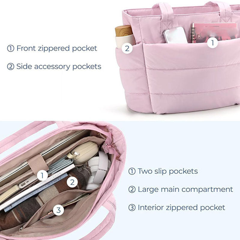 Women's Sweet Pink Lightweight Tote Bag